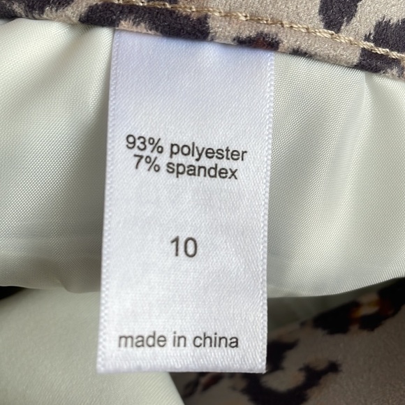 Maurices Leopard Button Front Mini Skirt - Picture 5 of 6